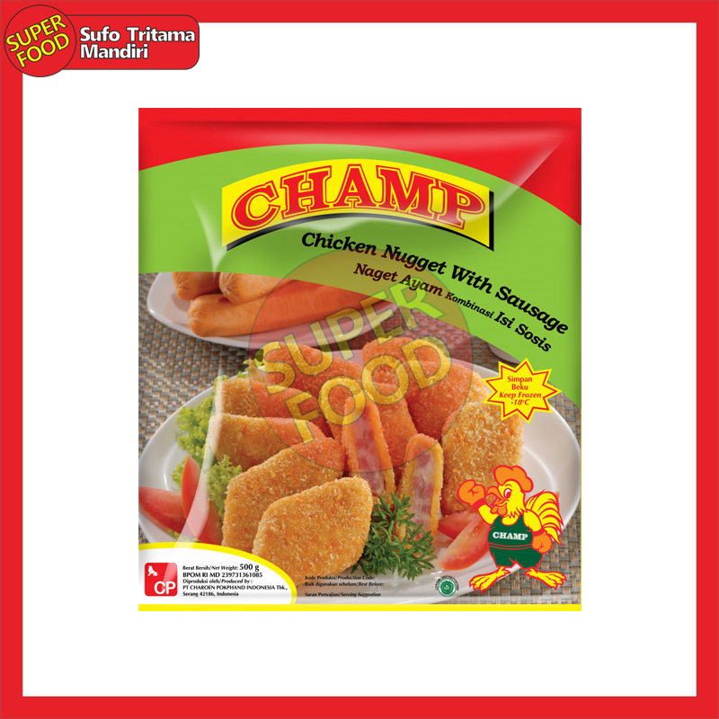 Champ Chicken Nugget With Sausage