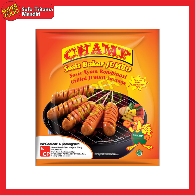 Champ Sosis Bakar Jumbo