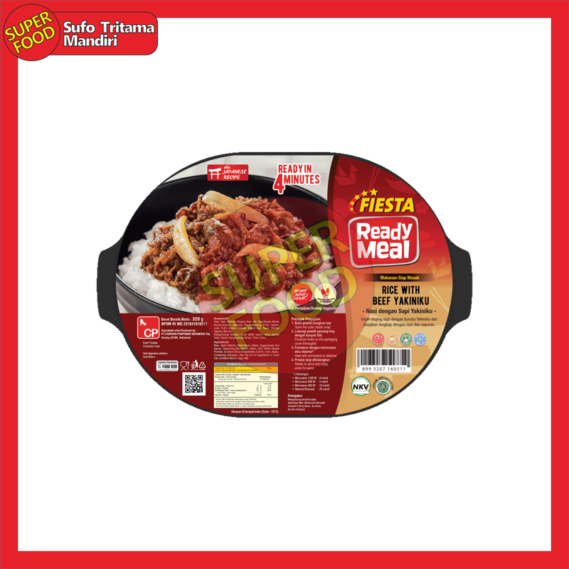 Fiesta Ready Meal Beef Yakiniku With Rice