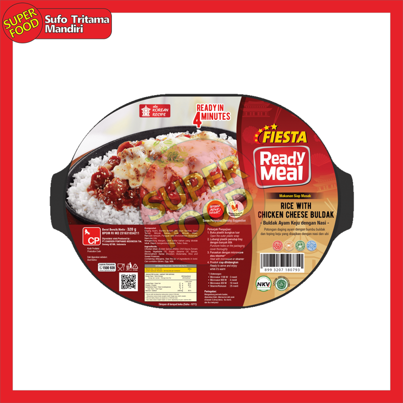 Fiesta Ready Meal Chicken Cheese Buldak With Rice