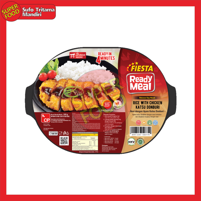 Fiesta Ready Meal Chicken Katsu Donburi With Rice