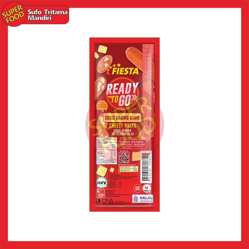 Fiesta Ready To Go Cheesy Melts Sausage