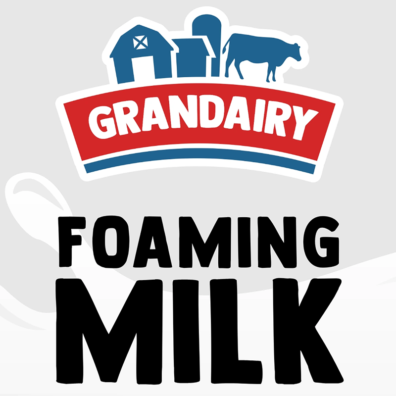 Grand Dairy Foaming Milk Logo