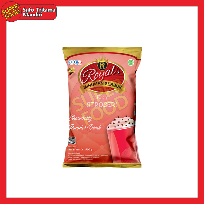 Royal’s Strawberry Powder Drink