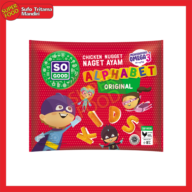 So Good Chicken Nugget Alphabet