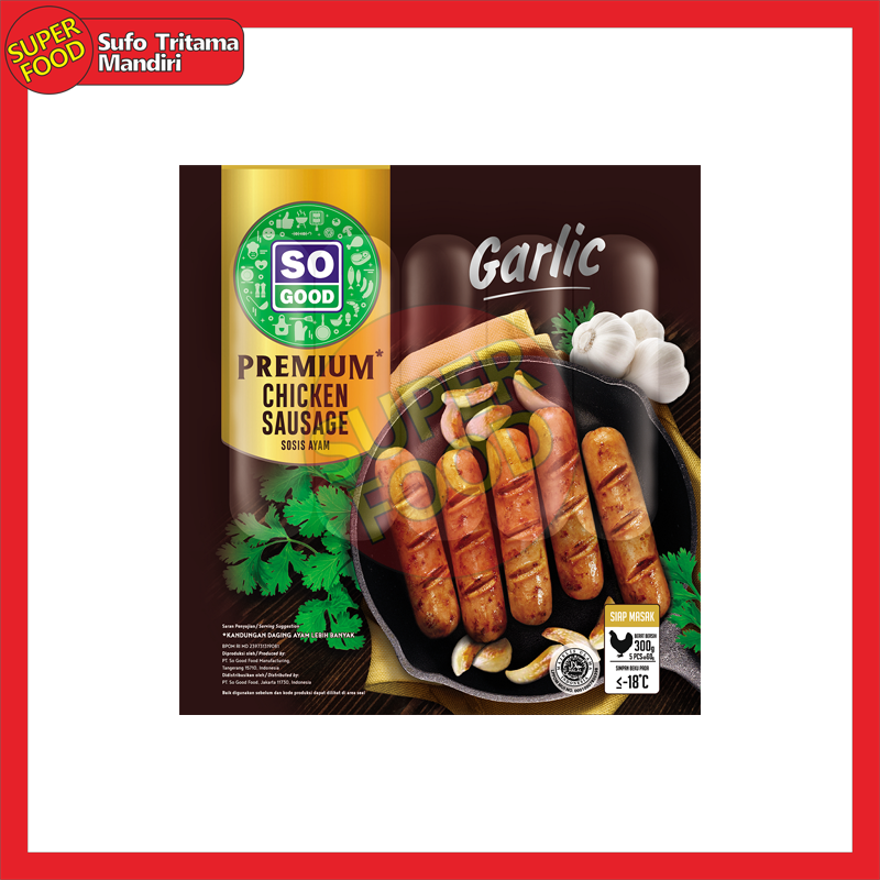 So Good Sausage Premium Garlic