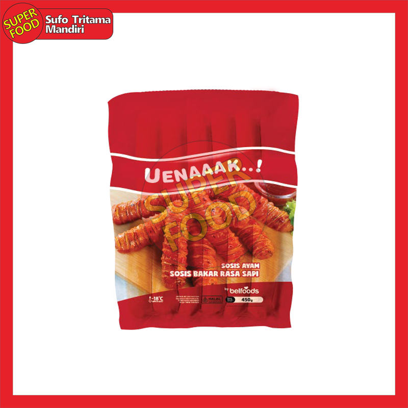 Uenaaak Sosis Ayam Bakar Rasa Sapi